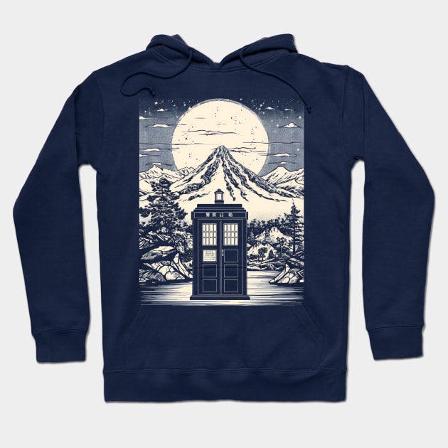 Japanese Tardis Hoodie by DesignedbyWizards